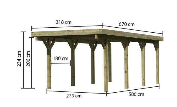 Einzelcarport Classic 2