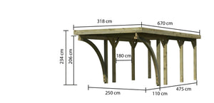 Einzelcarport Classic 2