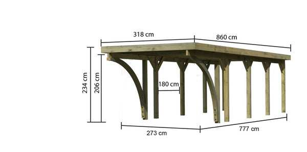 Einzelcarport Classic 3