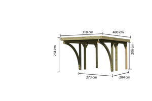 Einzelcarport Classic 1