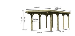 Einzelcarport Classic 2