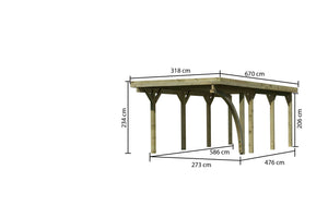 Einzelcarport Classic 2
