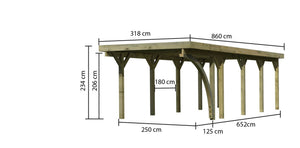 Einzelcarport Classic 3