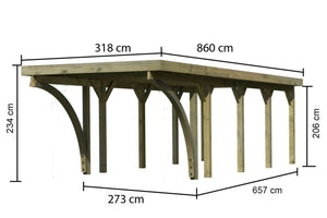Einzelcarport Classic 3