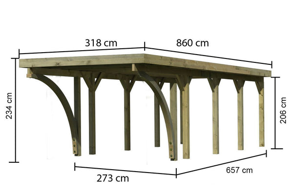 Einzelcarport Classic 3