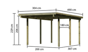 Einzelcarport Basic 1