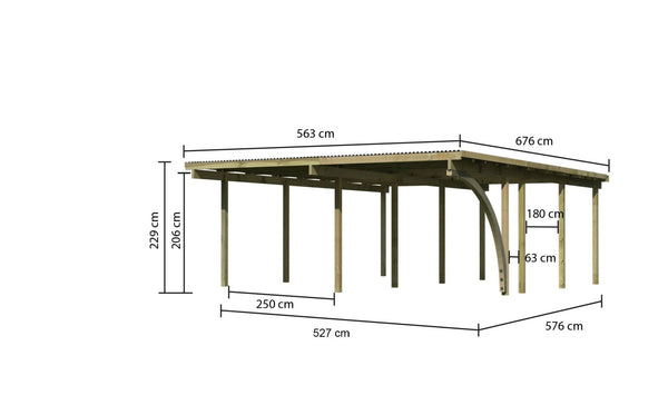 Doppelcarport Basic 2
