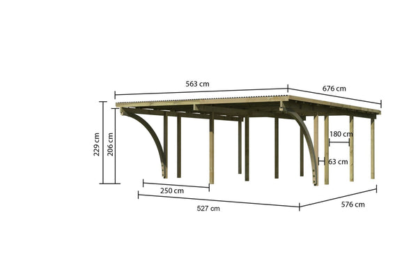 Doppelcarport Basic 2