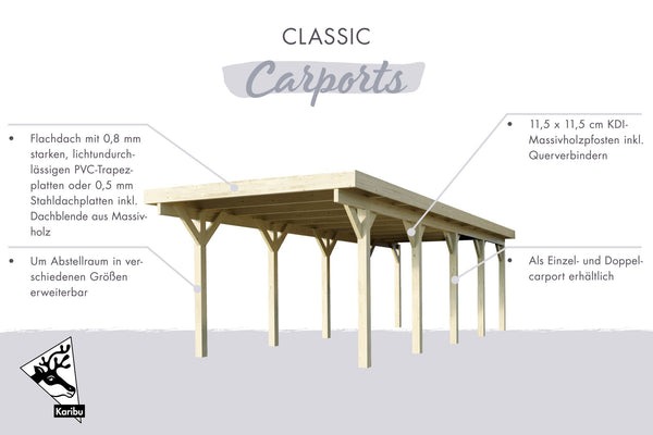 Einzelcarport Classic 1