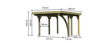 Einzelcarport Classic 1