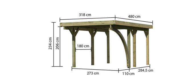 Einzelcarport Classic 1