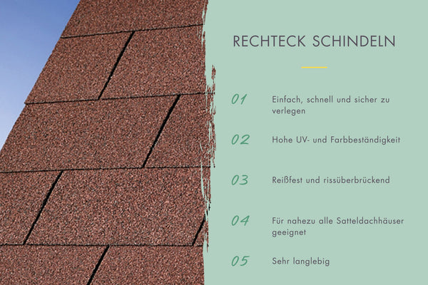 Dachschindeln Rechteck