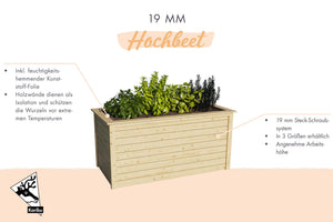 Hochbeet 1 - 19 mm