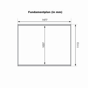 Fasssauna Quadro 0 Fasssauna, naturbelassen