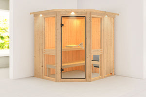 Sauna Amelia 1 Systemsauna, Eckeinstieg