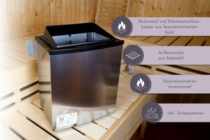 Saunaofen 11 KW mit Steinen