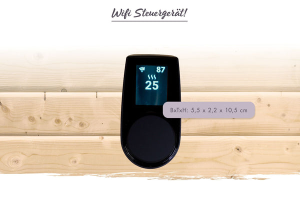 Biokombiofen 11 kW mit Steinen