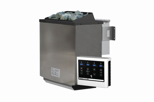 Biokombiofen 11 kW mit Steinen und Steuergerät Easy Bio