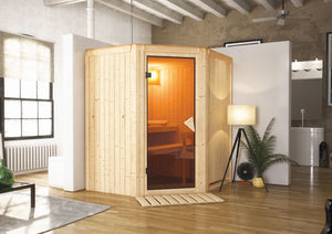 Sauna Taurin Systemsauna, Eckeinstieg