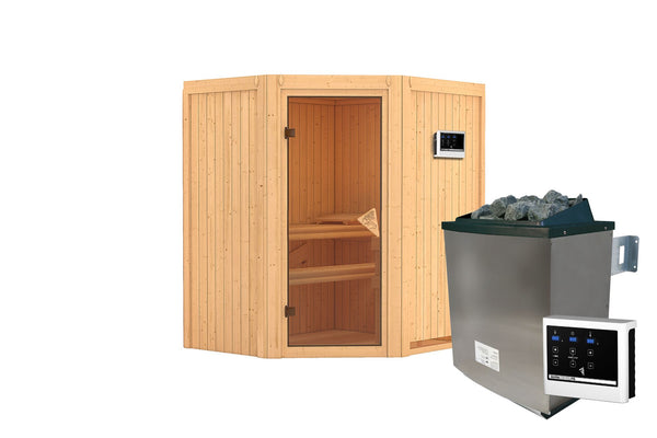 Sauna Taurin Systemsauna, Eckeinstieg