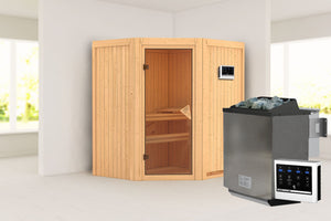 Sauna Taurin Systemsauna, Eckeinstieg