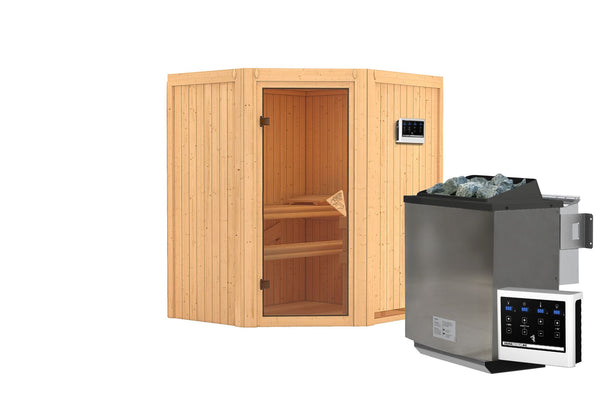 Sauna Taurin Systemsauna, Eckeinstieg