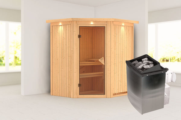 Sauna Taurin Systemsauna, Eckeinstieg