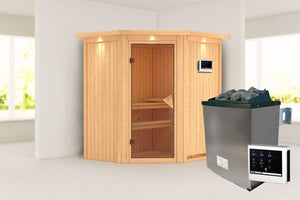 Sauna Taurin Systemsauna, Eckeinstieg