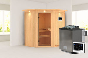 Sauna Taurin Systemsauna, Eckeinstieg