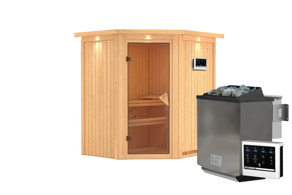 Sauna Taurin Systemsauna, Eckeinstieg