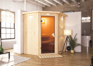 Sauna Taurin Systemsauna, Eckeinstieg