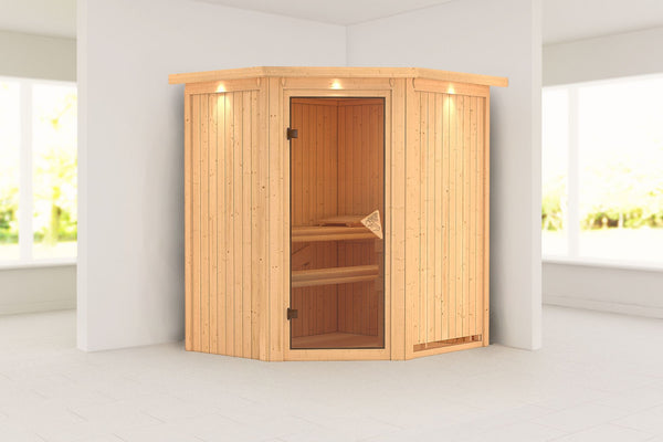 Sauna Taurin Systemsauna, Eckeinstieg
