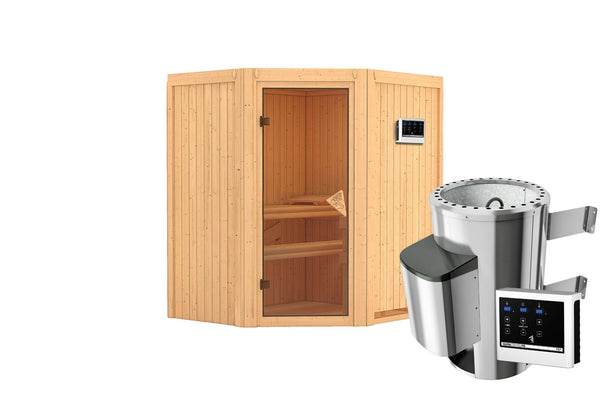 Sauna Tonja Systemsauna, Eckeinstieg