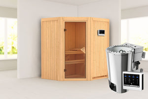 Sauna Tonja Systemsauna, Eckeinstieg
