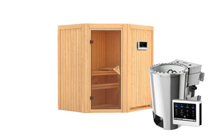 Sauna Tonja Systemsauna, Eckeinstieg