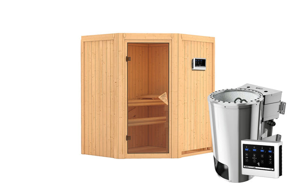 Sauna Tonja Systemsauna, Eckeinstieg