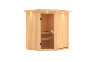 Sauna Tonja Systemsauna, Eckeinstieg