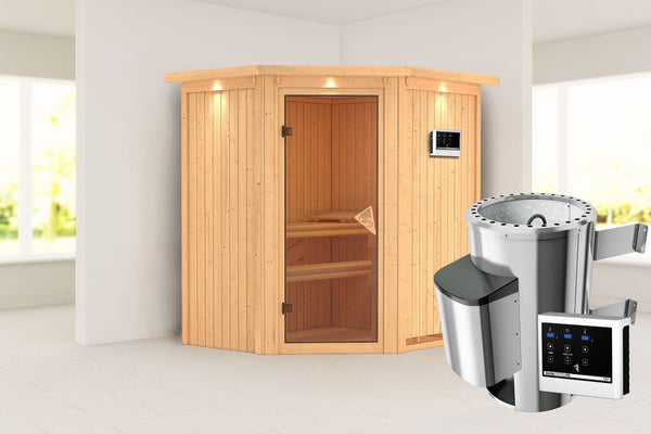 Sauna Tonja Systemsauna, Eckeinstieg