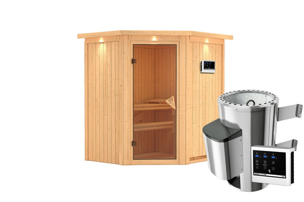Sauna Tonja Systemsauna, Eckeinstieg