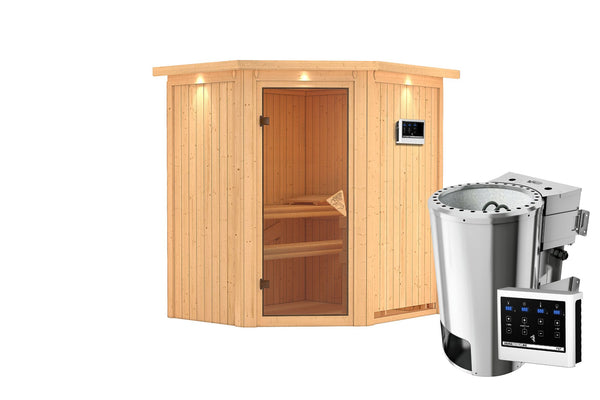 Sauna Tonja Systemsauna, Eckeinstieg