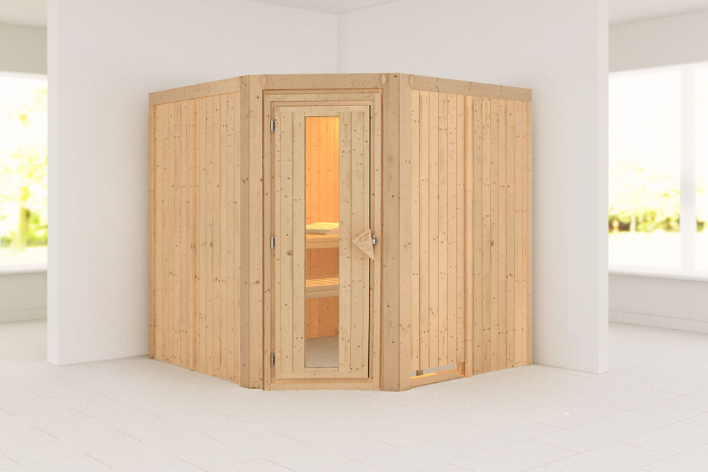 Sauna Jarin Systemsauna, Eckeinstieg