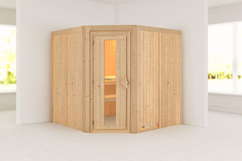 Sauna Jarin Systemsauna, Eckeinstieg