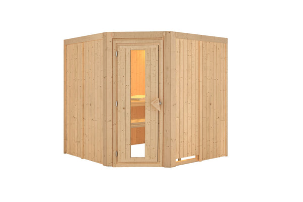 Sauna Jarin Systemsauna, Eckeinstieg