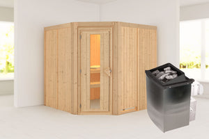 Sauna Jarin Systemsauna, Eckeinstieg