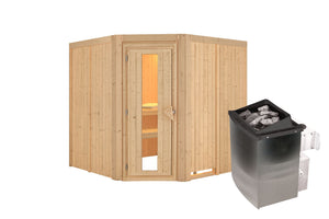 Sauna Jarin Systemsauna, Eckeinstieg