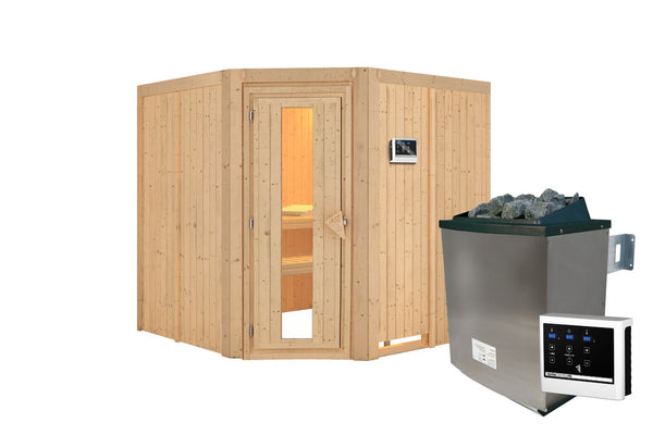 Sauna Jarin Systemsauna, Eckeinstieg