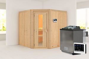 Sauna Jarin Systemsauna, Eckeinstieg