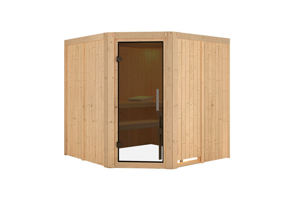 Sauna Jarin Systemsauna, Eckeinstieg