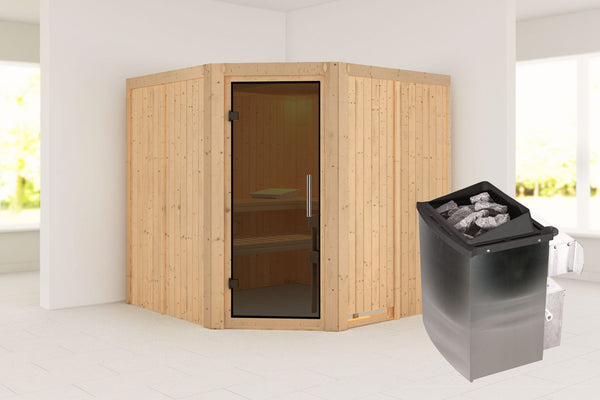 Sauna Jarin Systemsauna, Eckeinstieg