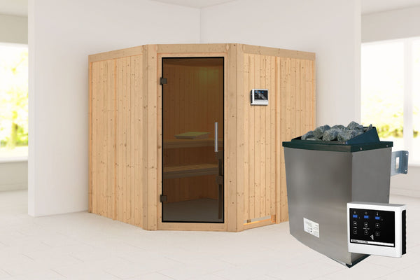 Sauna Jarin Systemsauna, Eckeinstieg